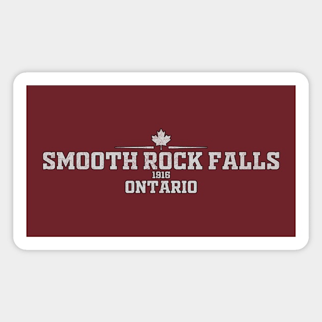 Smooth Rock Falls Ontario Canada Magnet by LocationTees